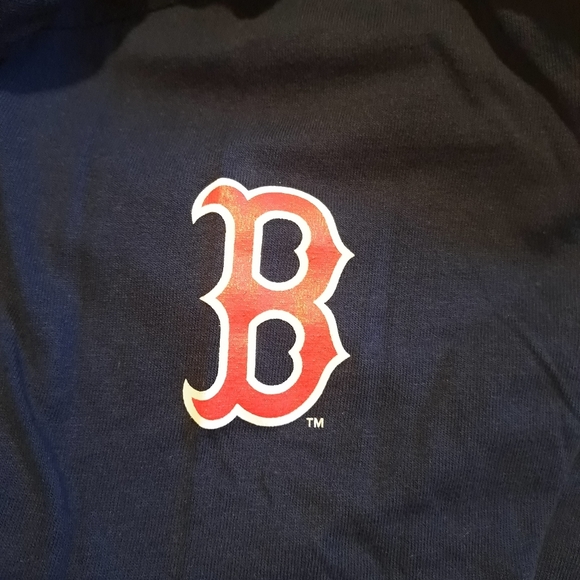 Nike Boston Red Sox men's size Small loose fit, blue long sleeve shirt, VGUC - Picture 4 of 5